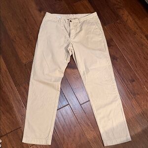 Men's Classic Straight Chinos - Light Tan